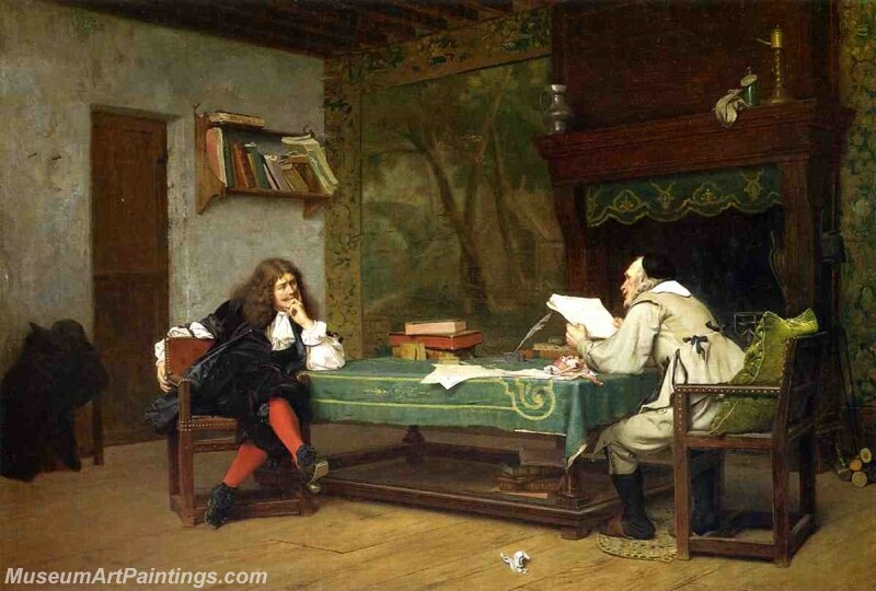 A Collaboration Corneille and Moliere Painting