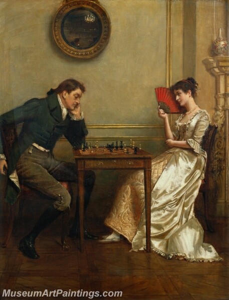 A Game of Chess Painting