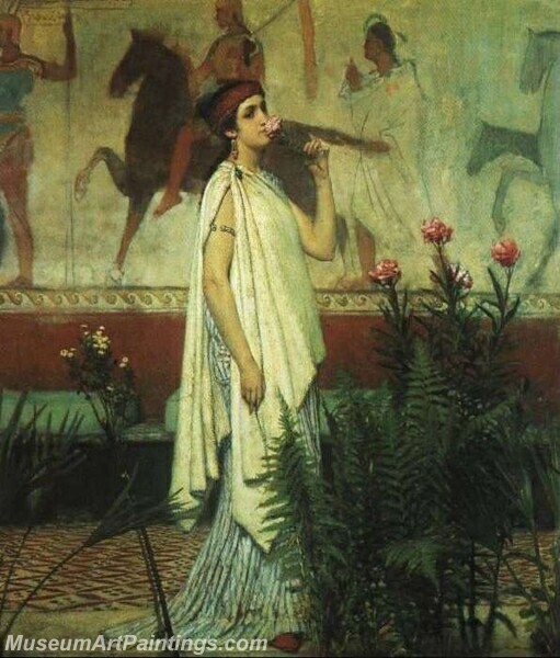 A Greek Woman Painting