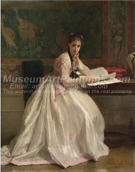 A Moment Of Distraction by Gustave Leonard de Jonghe