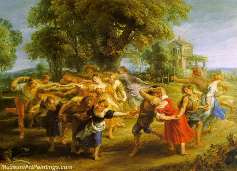 A Peasant Dance Painting