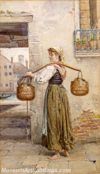 A Venetian Maid Painting