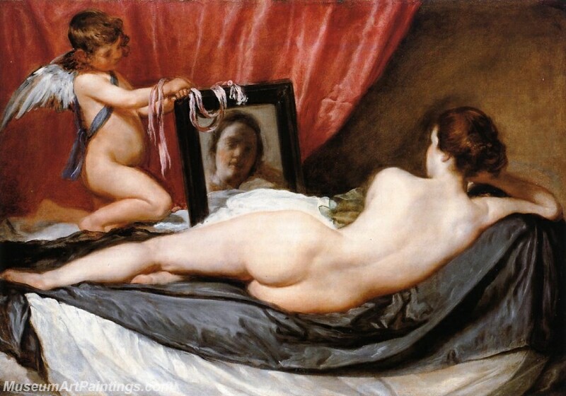 A Venus at Her Mirror Painting