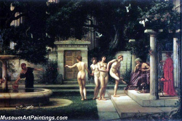 A Visit To Aesclepius Painting