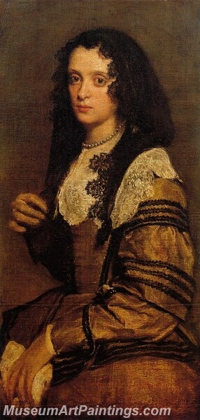 A Young Lady Painting