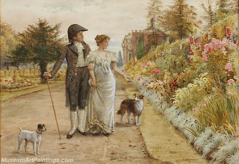 A garden stroll Painting