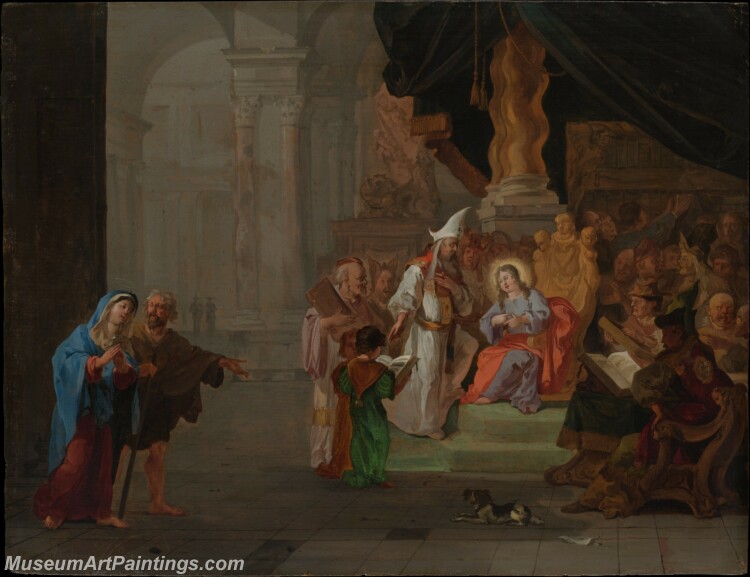 Abraham Hondius Christ among the Doctors Painting