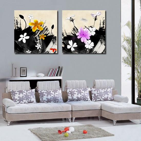 Abstract Canvas Prints Set of 2 Modern Wall Art Paintings APE028