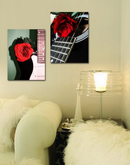 Abstract Canvas Prints Set of 2 Modern Wall Art Paintings APE07