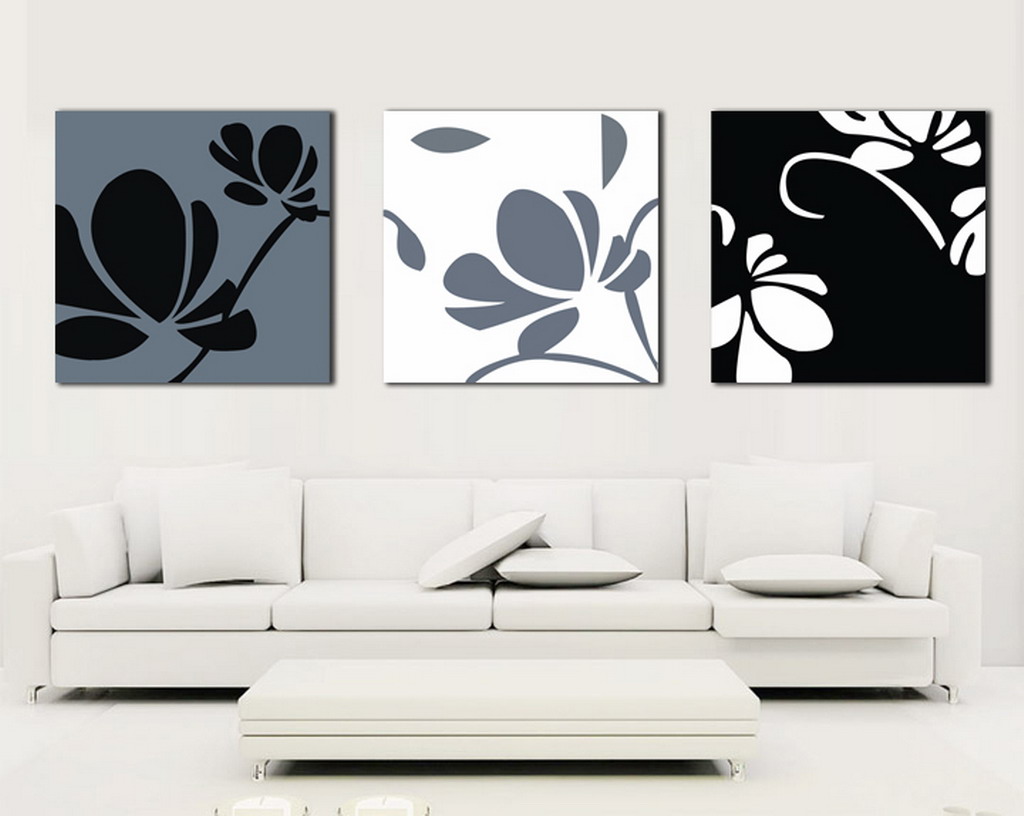 Abstract Canvas Prints Set of 3 Modern Wall Art Painting FINE041