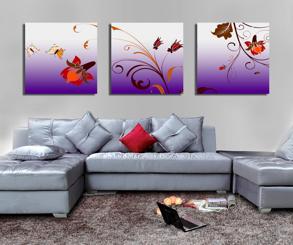 Abstract Canvas Prints Set of 3 Modern Wall Art Painting FINE063