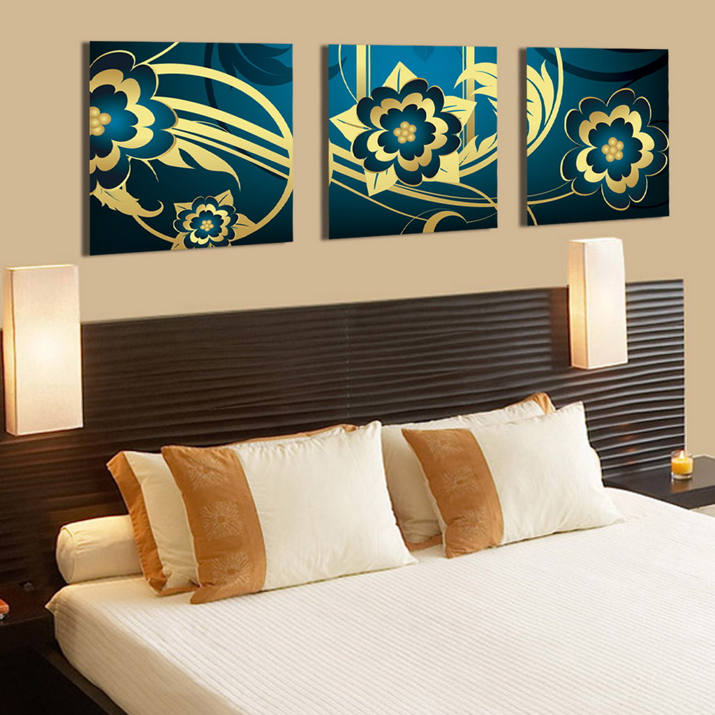 Abstract Canvas Prints Set of 3 Modern Wall Art Painting FINE071