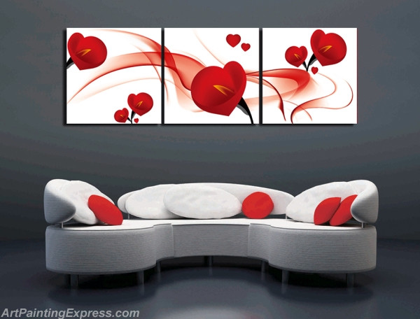 Abstract Canvas Prints Set of 3 Modern Wall Art Paintings FACP223