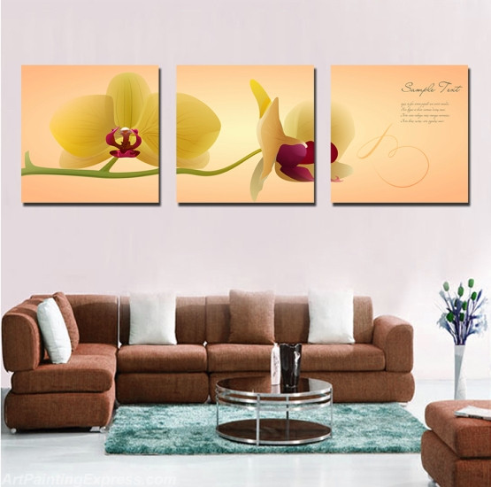 Abstract Canvas Prints Set of 3 Modern Wall Art Paintings FACP226