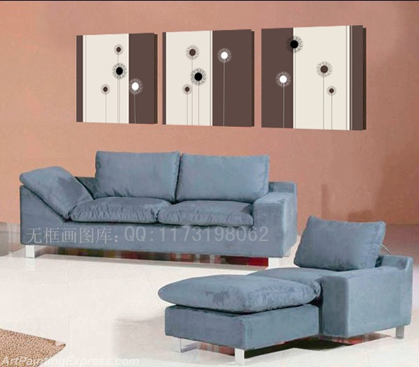 Abstract Canvas Prints Set of 3 Modern Wall Art Paintings FACP233