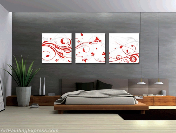 Abstract Canvas Prints Set of 3 Modern Wall Art Paintings FACP238