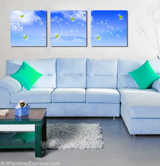 Abstract Canvas Prints Set of 3 Modern Wall Art Paintings FACP241