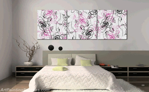 Abstract Canvas Prints Set of 3 Modern Wall Art Paintings FACP254