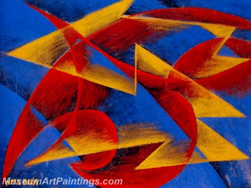 Abstract Painting Line of speed