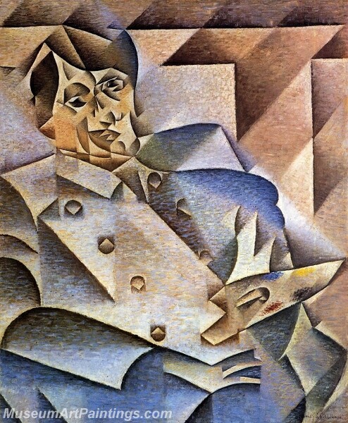 Abstract Painting Portrait of Picasso