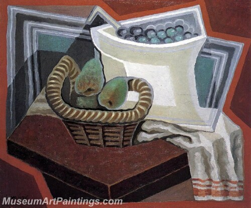 Abstract Painting The Basket of Pears