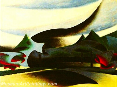 Abstract Painting Warship widow and wind