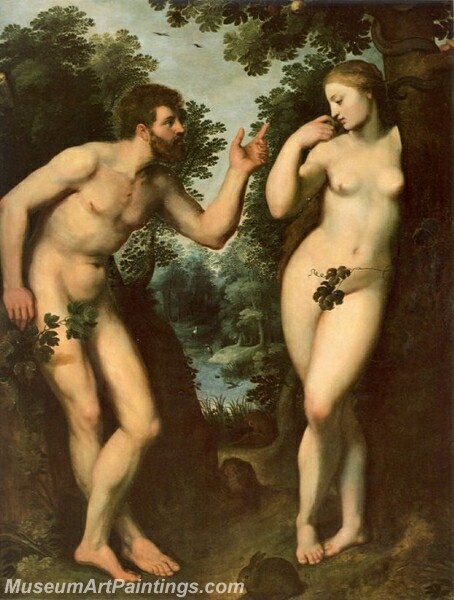 Adam and Eve Painting