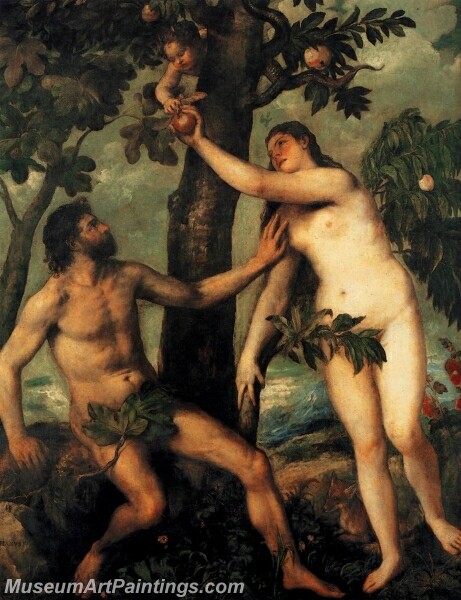 Adam and Eve Painting