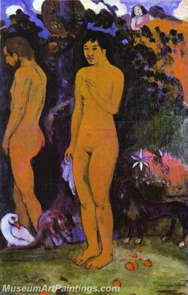 Adam and Eve Painting