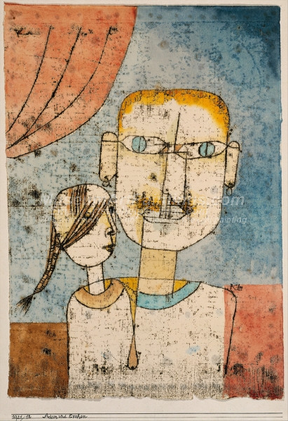 Adam and Little Eve by Paul Klee