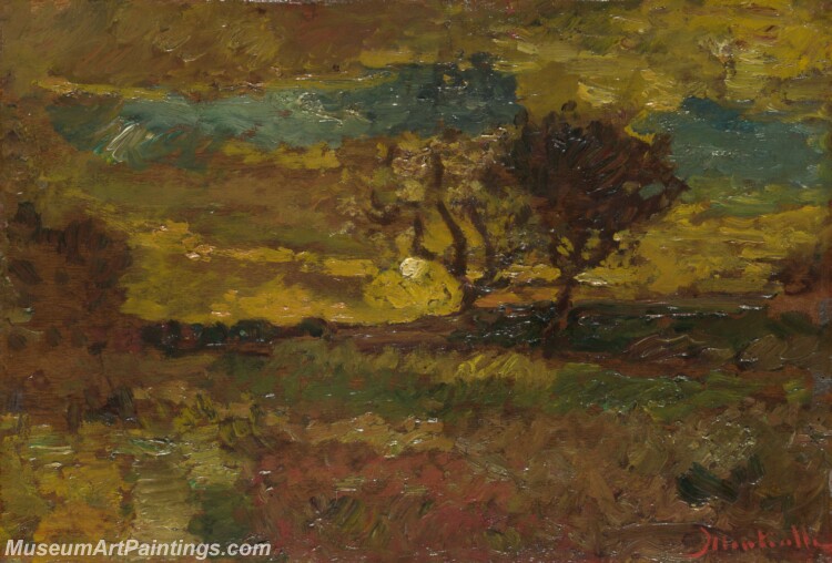 Adolphe Monticelli Sunrise Painting