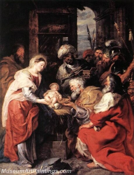 Adoration of the Magi Painting