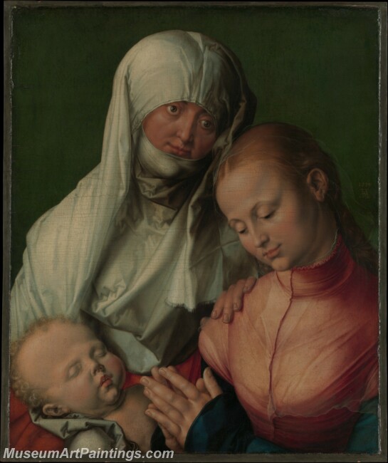 Albrecht Durer Virgin and Child with Saint Anne Painting