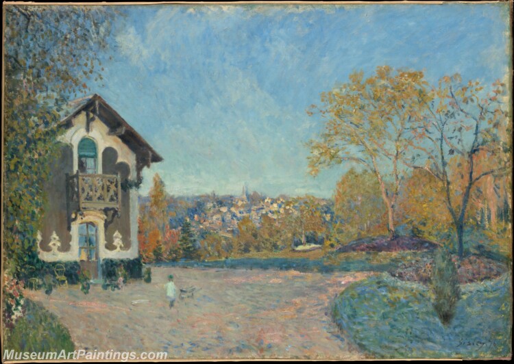 Alfred Sisley View of Marly le Roi from Coeur Volant Painting