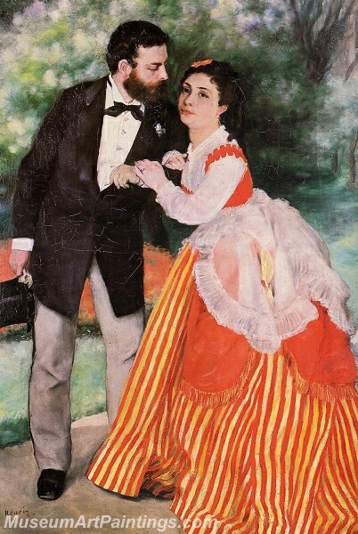 Alfred Sisley with His Wife Painting