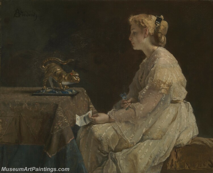 Alfred Stevens The Present Painting