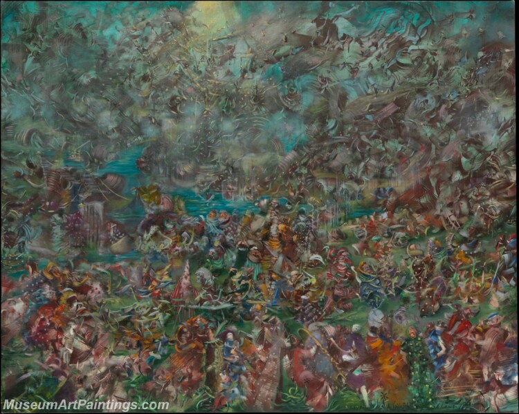 Ali Banisadr Interrogation Painting