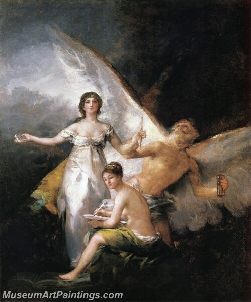 Allegory on the Adaption of the Constitution of 1812 Painting