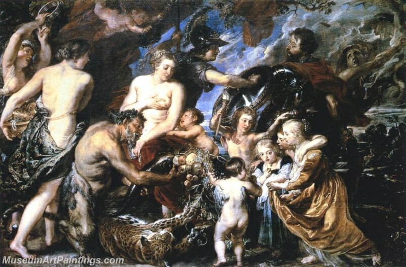 Allegory on the Blessings of Peace Painting