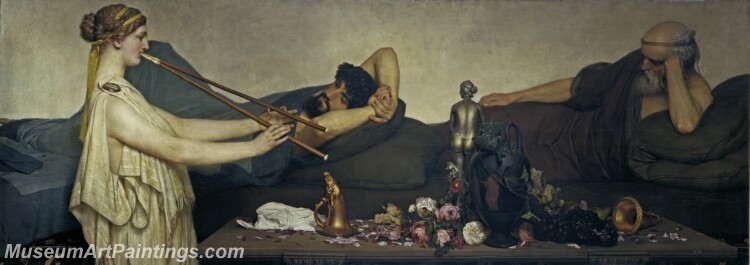 Alma Tadema Sir Lawrence Escena pompeyana o La siesta Painting