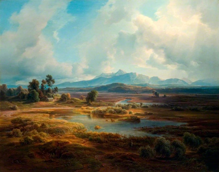 Alpine Landscape by Christian Morgenstern