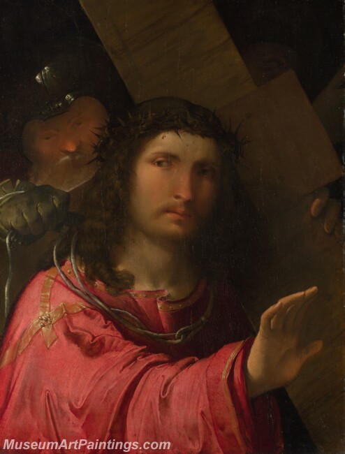 Altobello Melone Christ carrying the Cross Painting