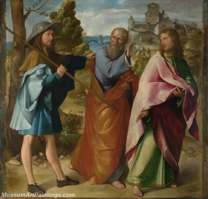 Altobello Melone The Road to Emmaus Painting