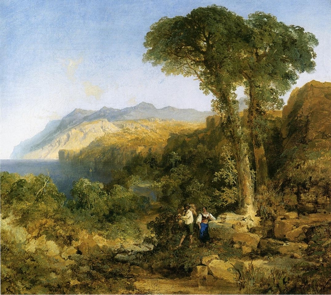 Amalfi Coast by Thomas Moran