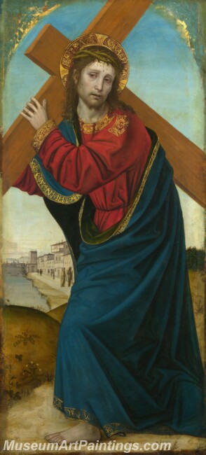 Ambrogio Bergognone Christ carrying the Cross Painting