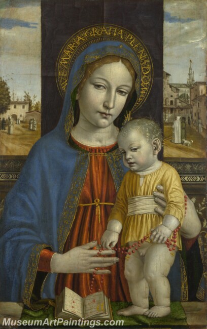 Ambrogio Bergognone The Virgin and Child Painting