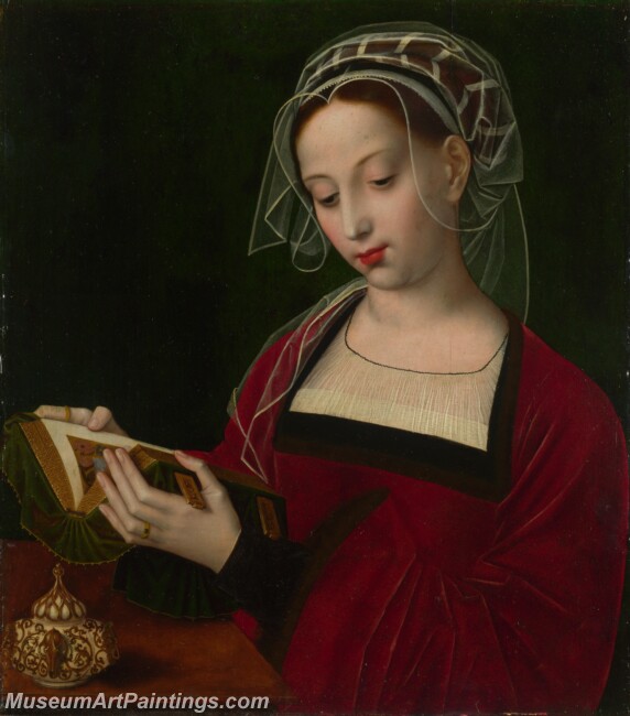 Ambrosius Benson The Magdalen Reading Painting