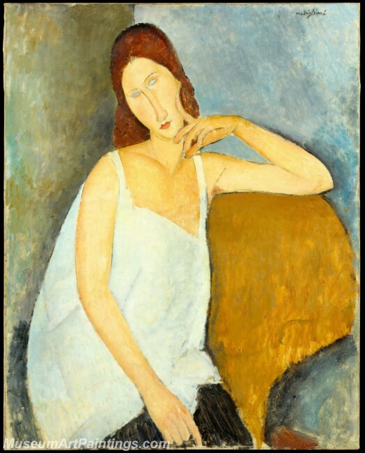 Amedeo Modigliani JeaAnne Hebuterne Painting