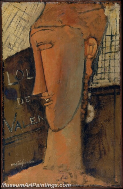 Amedeo Modigliani Lola de Valence Painting