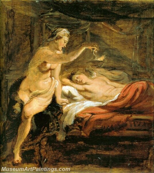 Amor and Psyche Painting